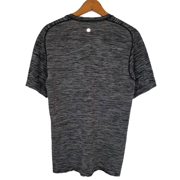 Lululemon Heather Black Training Short Sleeve T-Shirt     Size: S - Picture 2 of 3